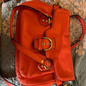 Tangerine limited edition coach purse